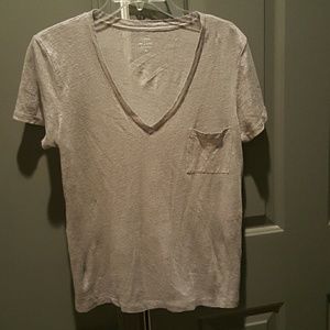 J. Crew linen t-shirt